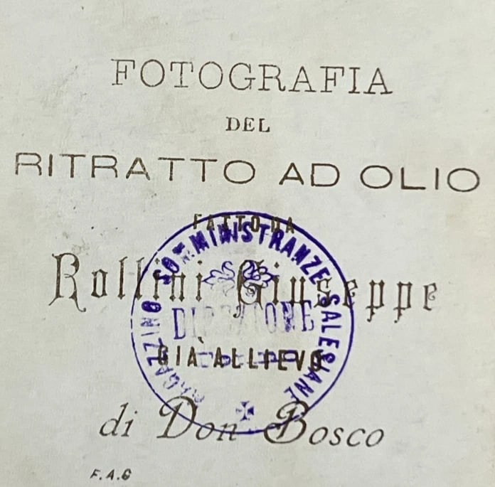 Don Bosco Giovani Portrait CDV Photo Albumen c.1888 - 7