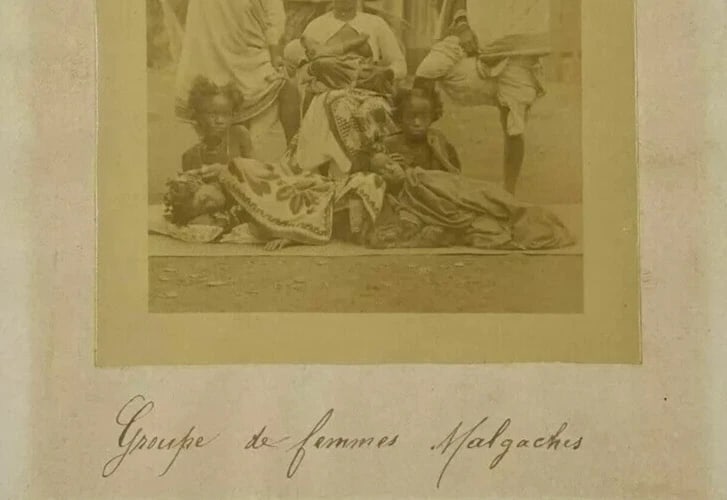 Malagasy Women Madagascar - Vintage Albumen Photographs c. 1890 - 5