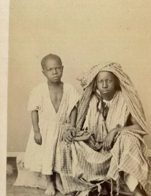 Orientalist Children – Alary & Geiser, Tunis Studio CDV Photo c. 1870 - 2