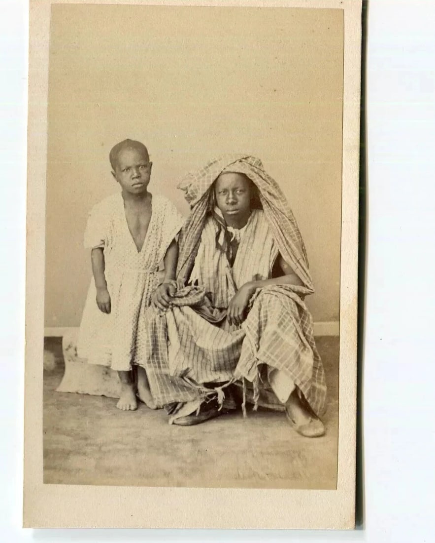 Orientalist Children – Alary & Geiser, Tunis Studio CDV Photo c. 1870 - 4