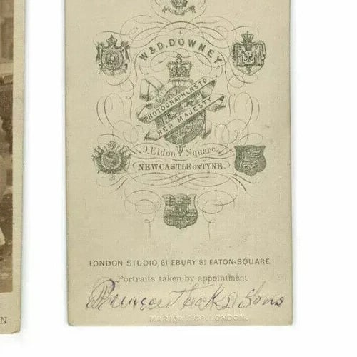 DOWNE Francis Duke of Teck and sons Francis von Hohenstein CDV Photographs 1865 - 5