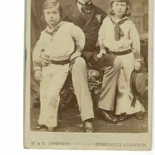 DOWNE Francis Duke of Teck and sons Francis von Hohenstein CDV Photographs 1865 - 7