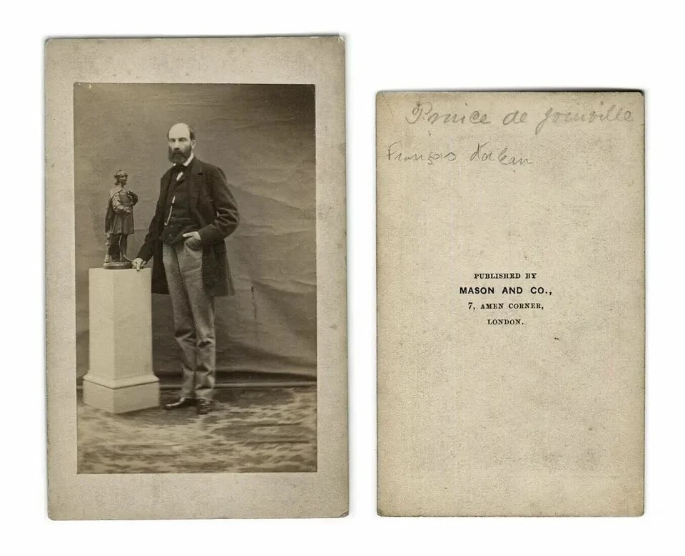 MASON - Francois d'Orlean, Prince of Joinville - CDV Vintage Photographs c. 1875 - 8