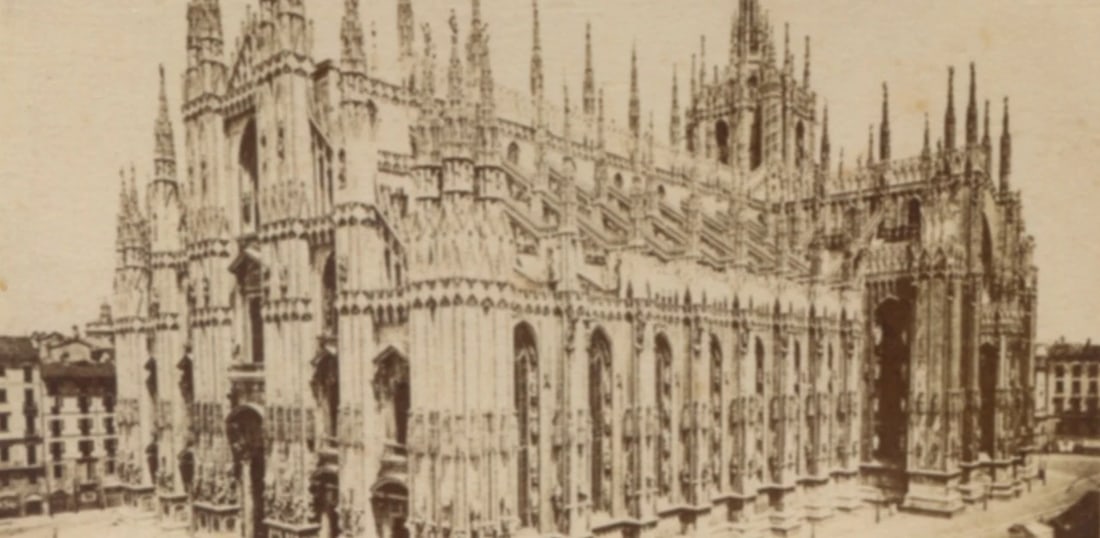 Giacomo BROGI 1822-1881 Duomo di Milano - Antique CDV Photographs - 5