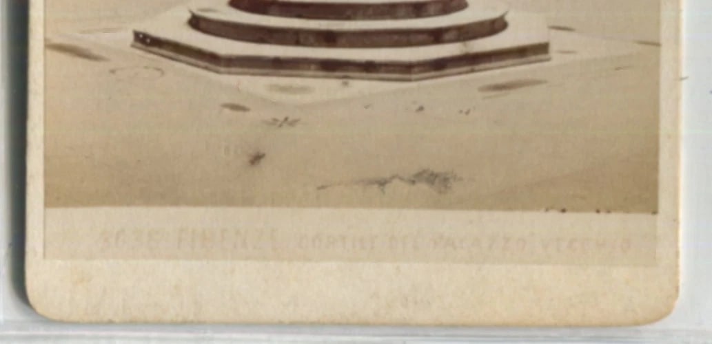 Palazzo Vecchio Italy Firenze - Antique CDV Photographs - 6
