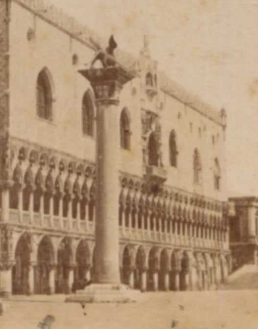 Doge's Palace Italy Venezia - Antique CDV Photographs - 3