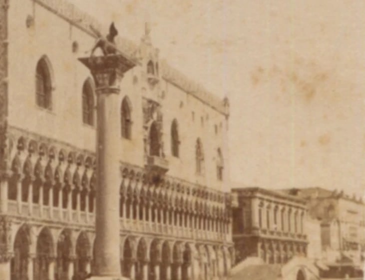 Doge's Palace Italy Venezia - Antique CDV Photographs - 5
