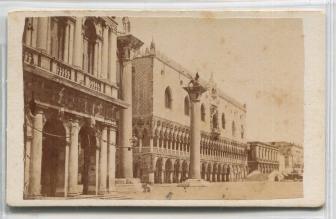 Doge's Palace Italy Venezia - Antique CDV Photographs - 6