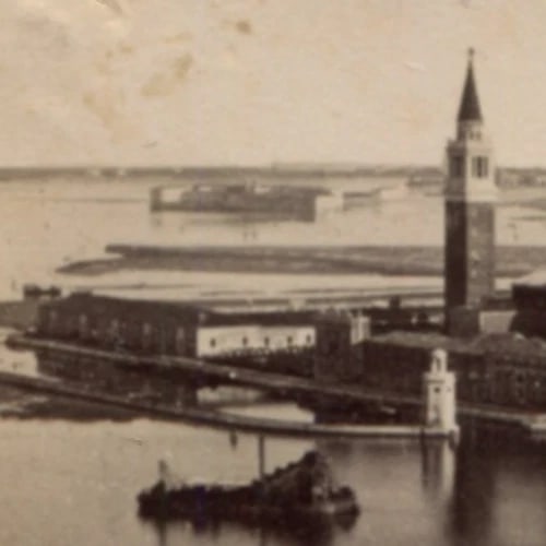1870 Island San Giorgio Venezia Italy - Antique CDV Photographs - 3