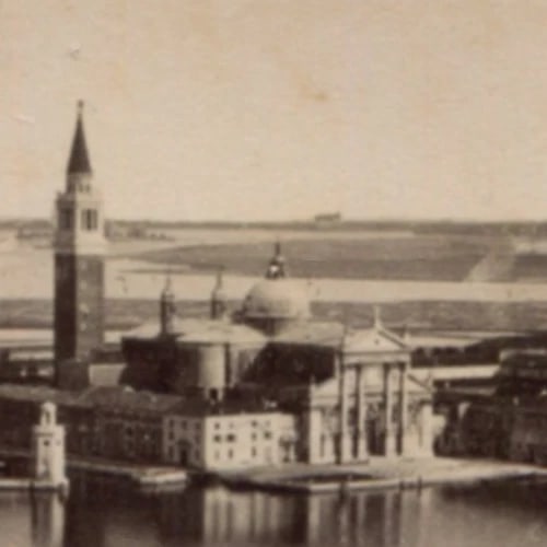 1870 Island San Giorgio Venezia Italy - Antique CDV Photographs - 4