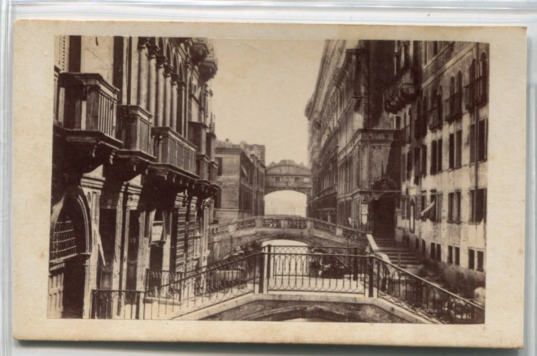Carlo Ponti (1820-1893) Venise c. 1860 - Antique CDV Photographs - 4