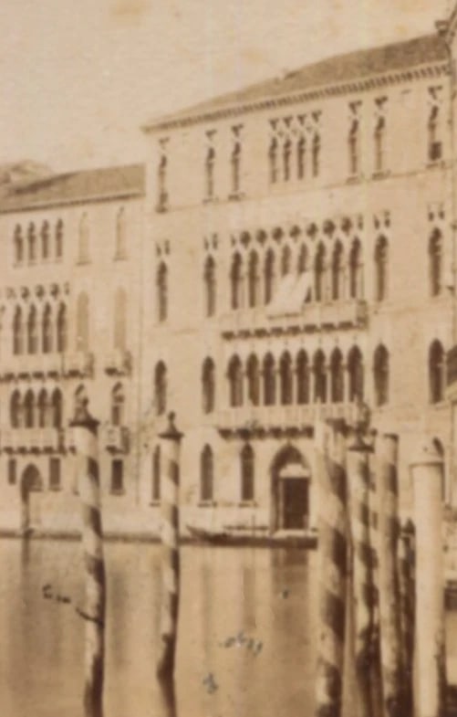 1870 Grand Canal Venezia Italy - Antique CDV Photographs - 5