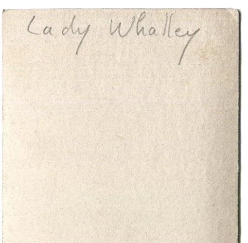 Lady Whalley Portrait - Albumen Original CDV Photo 1885 - 6
