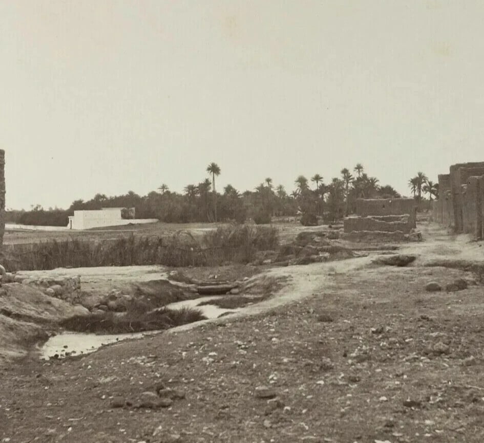 1880 Village Landsacape Biskra Algeria - Vintage Photographs Albumen - 4
