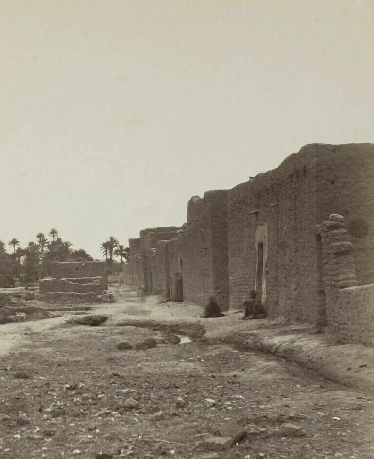 1880 Village Landsacape Biskra Algeria - Vintage Photographs Albumen - 6