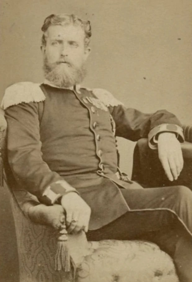 Prinz Leopold Von Hohenzollern Portrait - Cabinet Photo CDV: Title: Prinz Leopold Von Hohenzollern Portrait - Cabinet Photo CDV Description: Albumen print mounted on a cabinet card Reserve: $95.00 Shipping: Domestic: Flat-rate of $20.00 to anywhere withi
