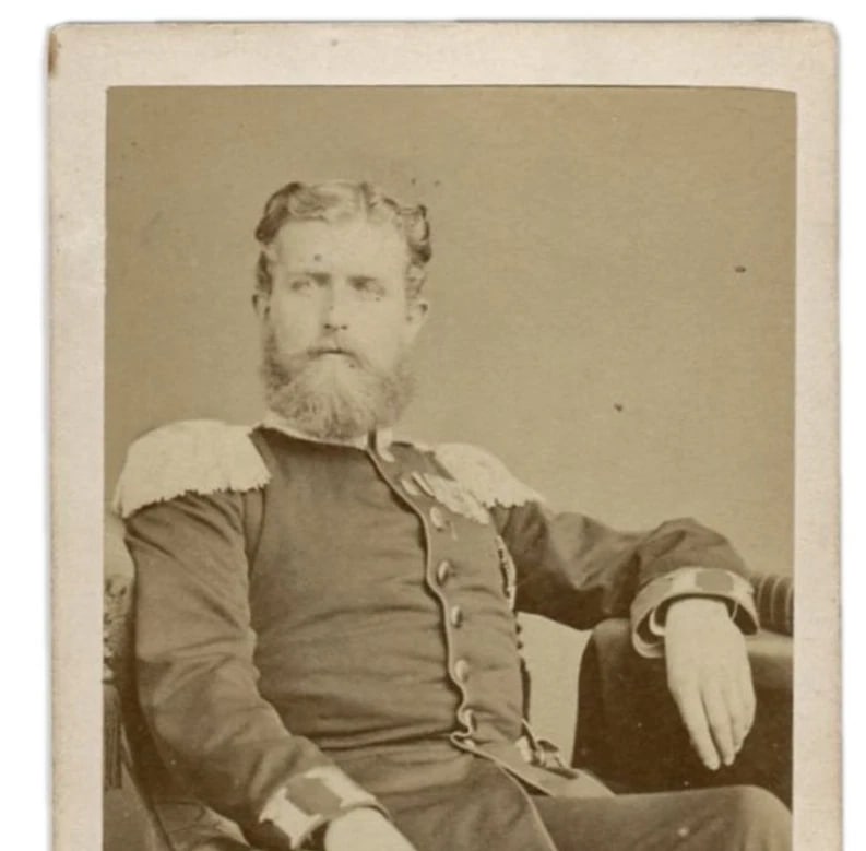 Prinz Leopold Von Hohenzollern Portrait - Cabinet Photo CDV - 4