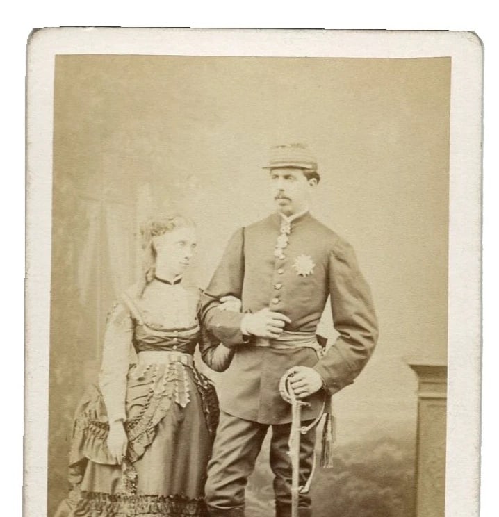 Margarida Carlos de Bourbon-Parma – Albumen Portrait CDV Photograph - 3