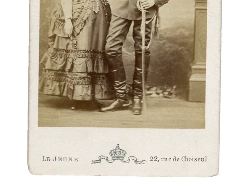 Margarida Carlos de Bourbon-Parma – Albumen Portrait CDV Photograph - 4