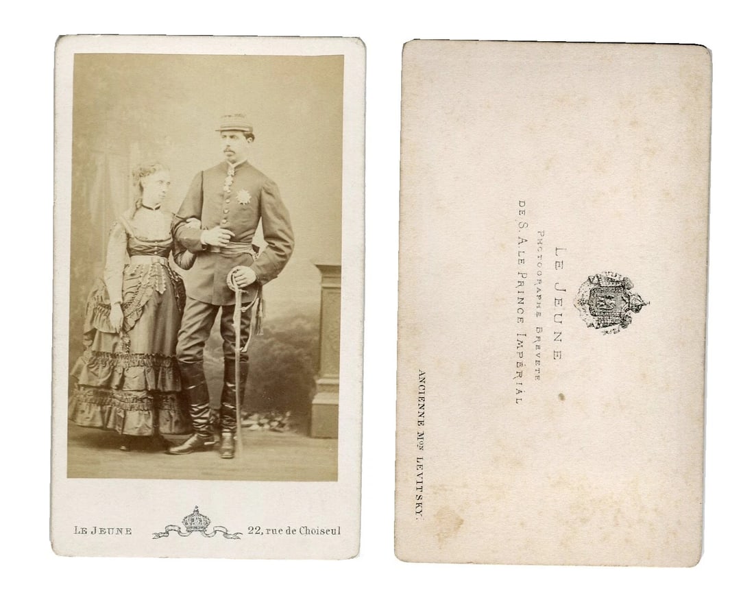 Margarida Carlos de Bourbon-Parma – Albumen Portrait CDV Photograph - 5