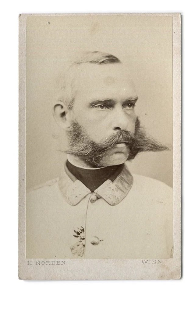 François Joseph Empereur Autriche Portrait - Cabinet Photo CDV - 3