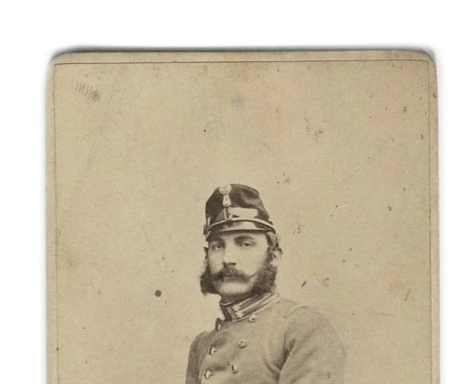 Galvani Zenzani Military Comte – Albumen Portrait CDV Photograph - 3