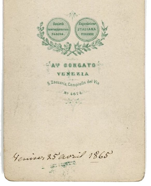 Galvani Zenzani Military Comte – Albumen Portrait CDV Photograph - 6
