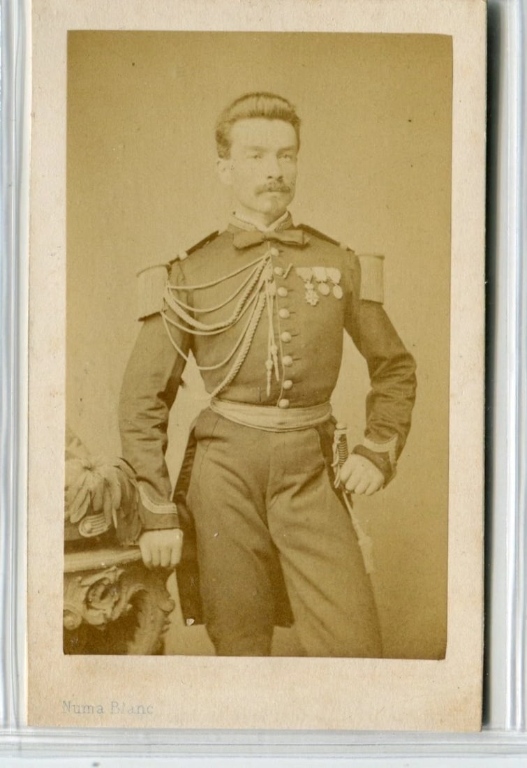 Léopold Niel Portrait Military - Cabinet Photo CDV - 2