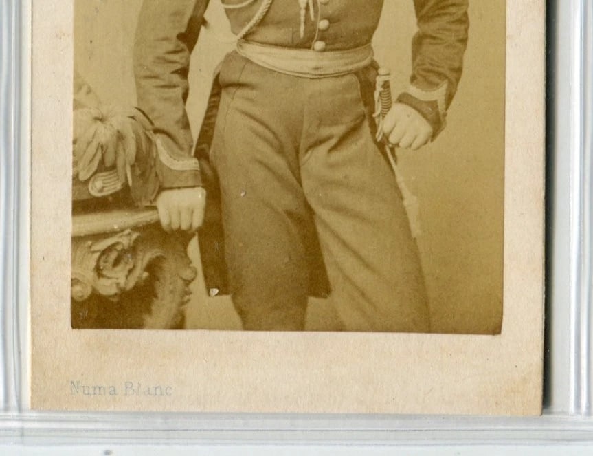 Léopold Niel Portrait Military - Cabinet Photo CDV - 4