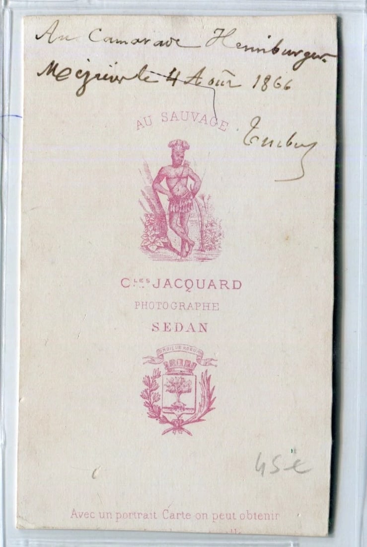 Léopold Niel Portrait Military - Cabinet Photo CDV - 8