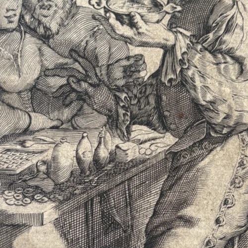 Antique Original Etching Pieter I DE JODE (c.1570-1634) - 5