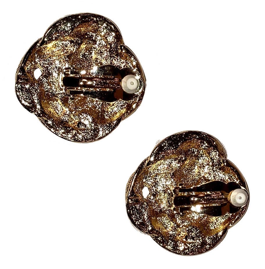 Givenchy Interlocking Rope Goldtone Earrings - 6