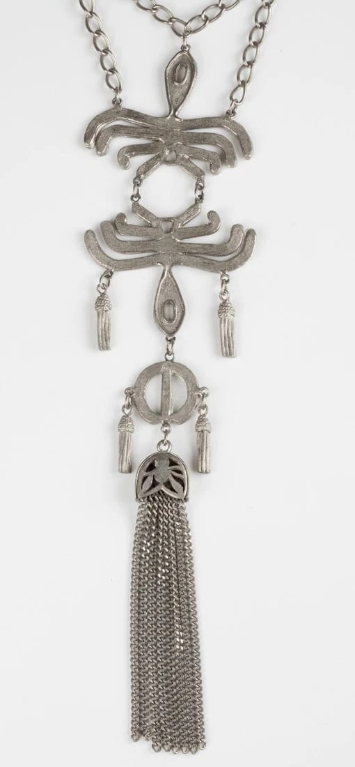 Runway Tribal Tassel Necklace - 4
