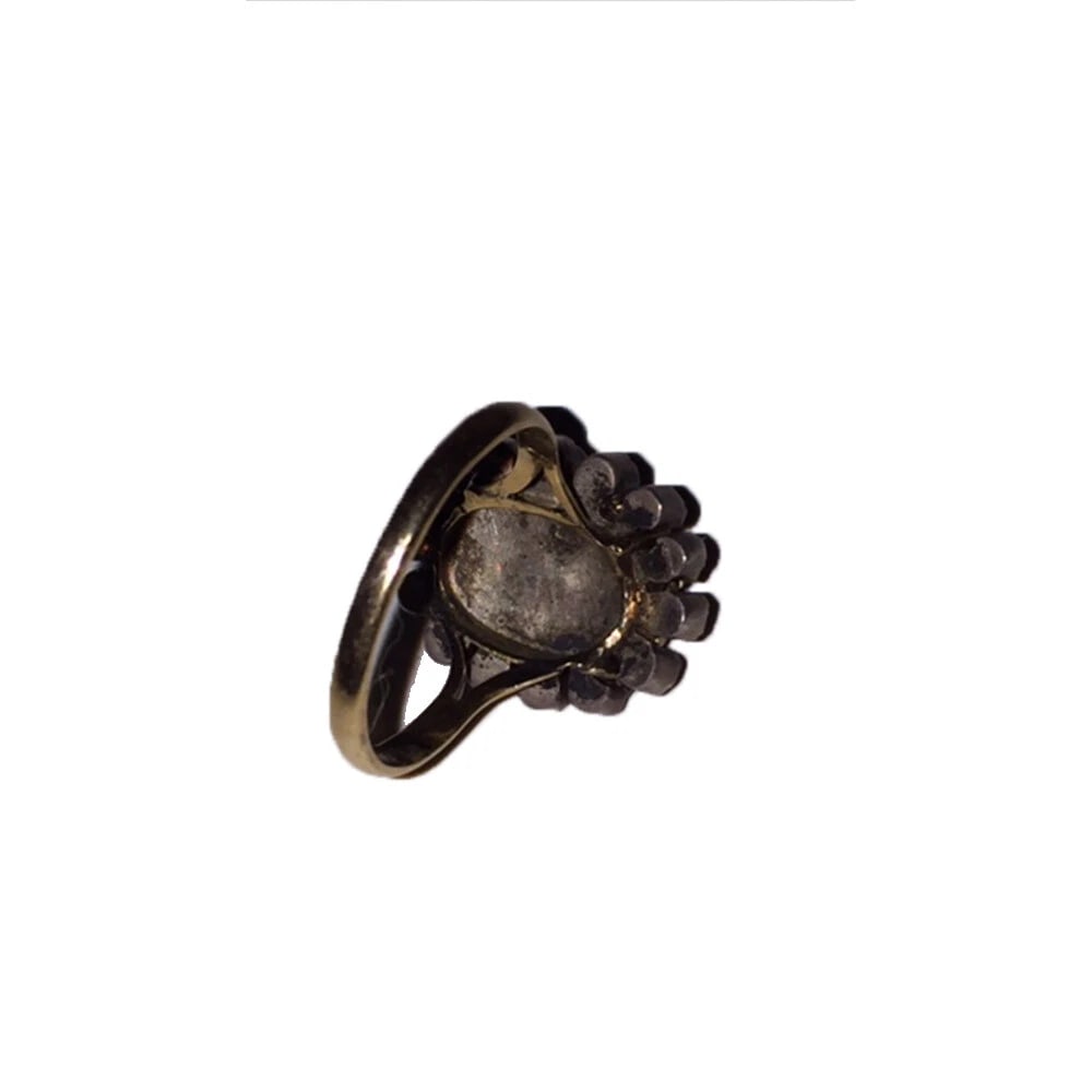 Georgian Amethyst 14 kt Gold Sterling Sea Pearl Ring - 5