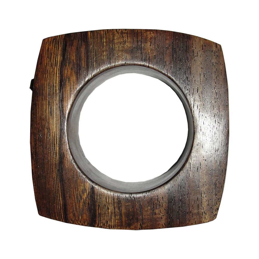 Massive Runway Burberry Wood Leather Bracelet - 4
