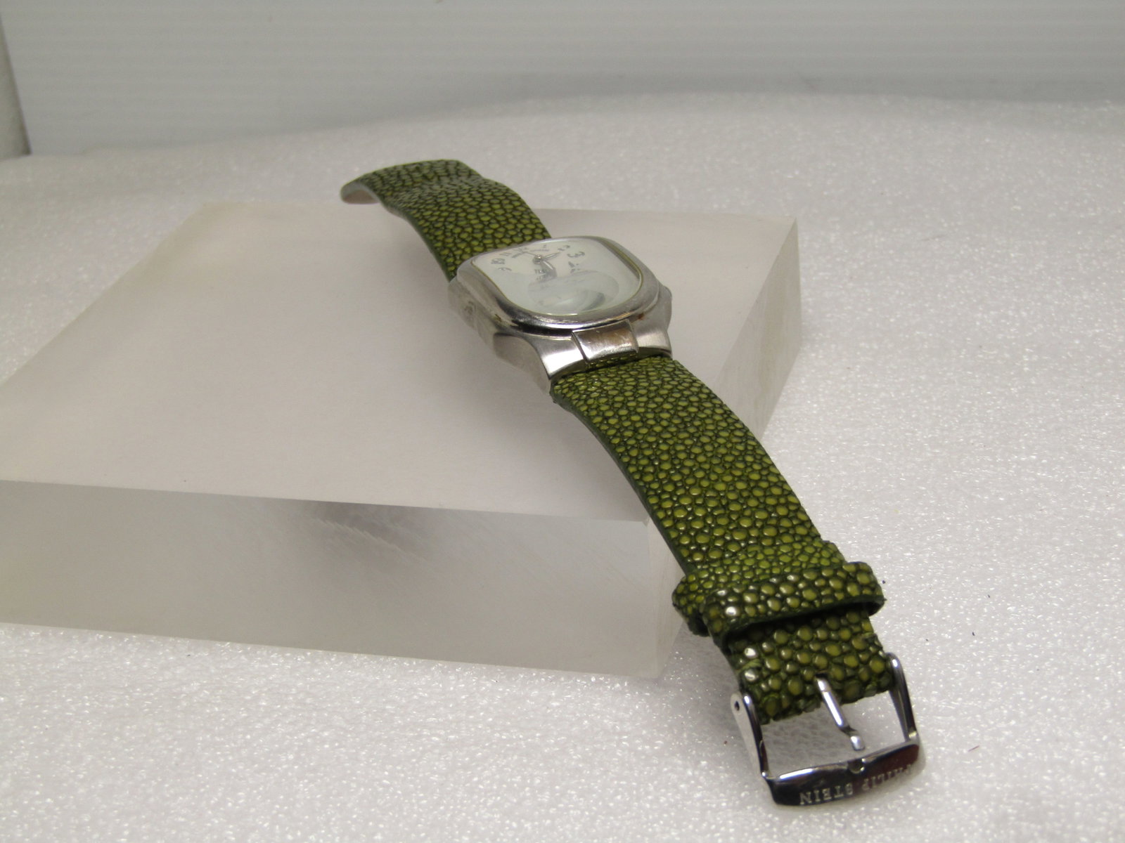 Philip Stein Ladies' Dual Time Teslar Watch, Green Stingray Band, 2002-2010 - 2