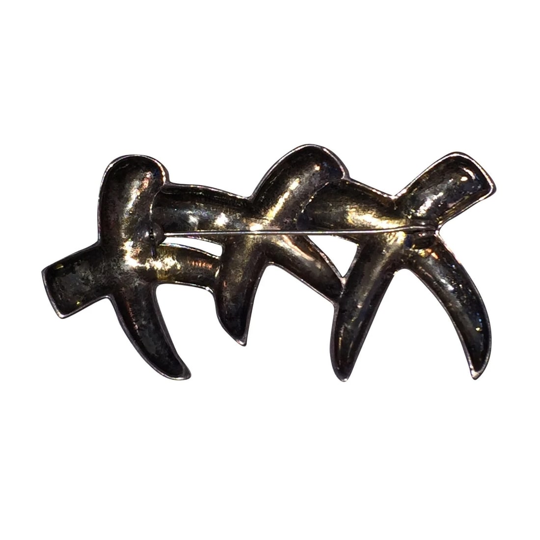 Sterling Silver Love XXX Pin Pave in Marcasite - 4