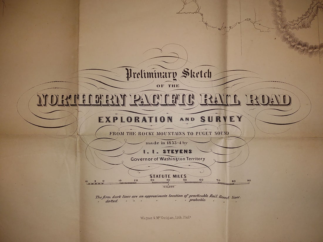 Preliminary Sketch of the Northern Pacific Rail Road Exploration and Survey from the Rocky Mountains - 2