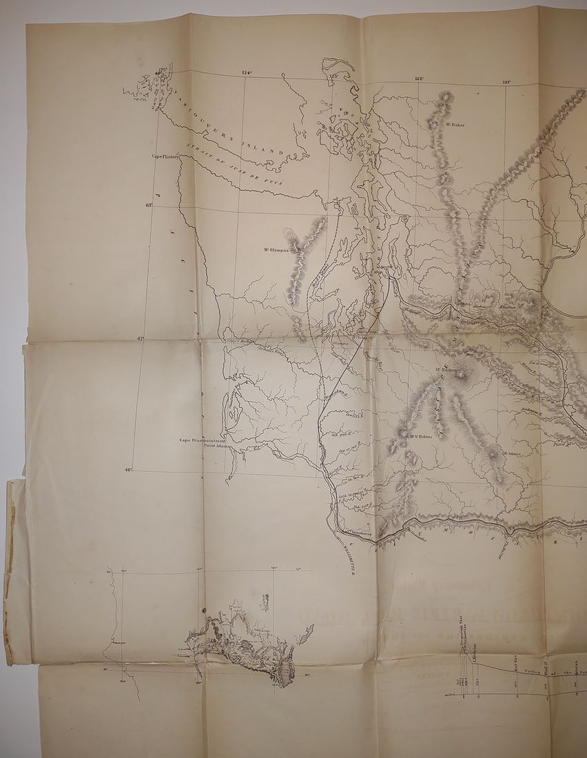 Preliminary Sketch of the Northern Pacific Rail Road Exploration and Survey from the Rocky Mountains - 3