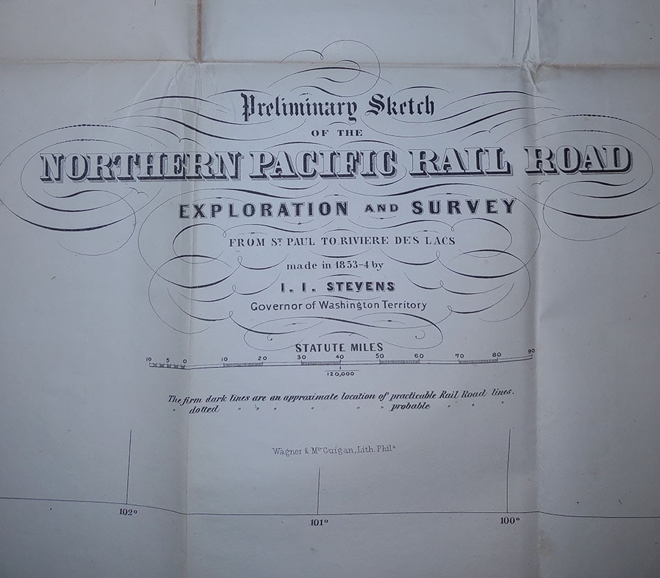 Preliminary Sketch of the Northern Pacific Rail Road Exploration and Survey from St. Paul to Riviere - 2