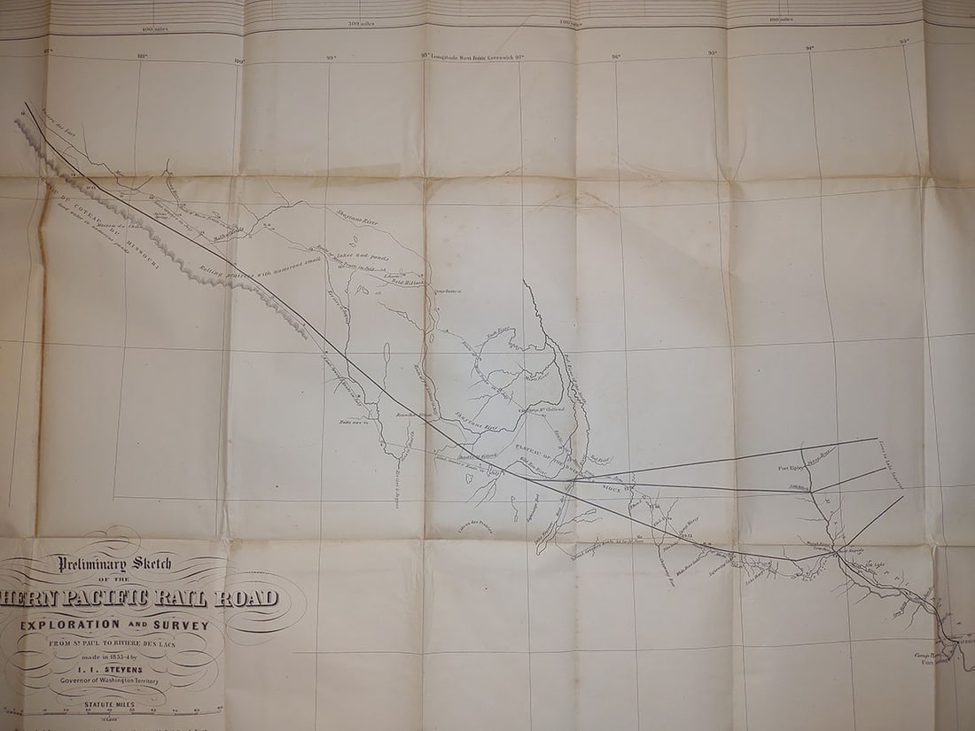Preliminary Sketch of the Northern Pacific Rail Road Exploration and Survey from St. Paul to Riviere - 3