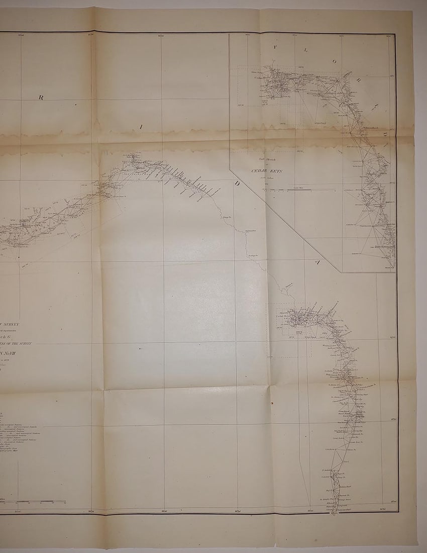 Sketch G Showing the Progress of the Survey in Section VII from 1849 to 1873. - 5