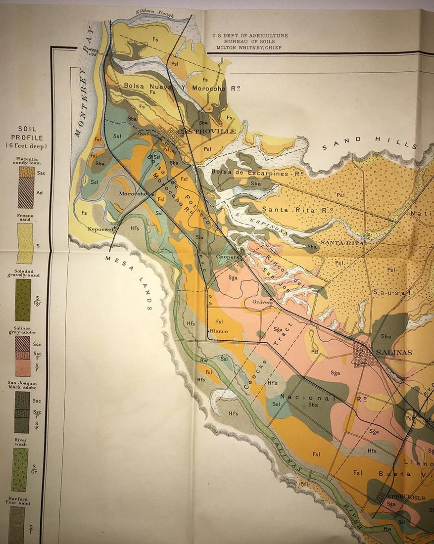 Soil Map California Salinas Sheet - 2
