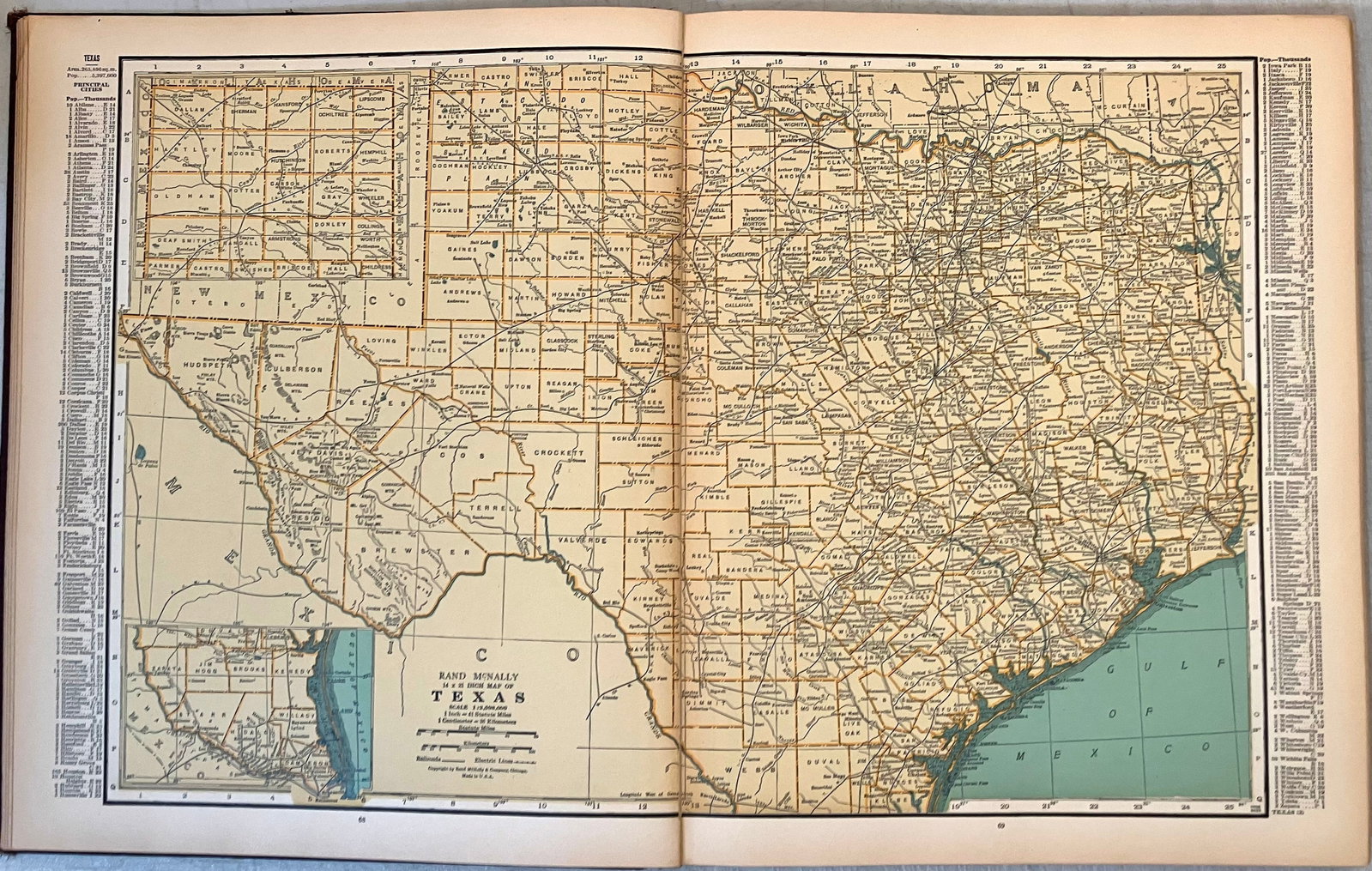 1927 Rand McNally World Atlas - Premier Edition - 2