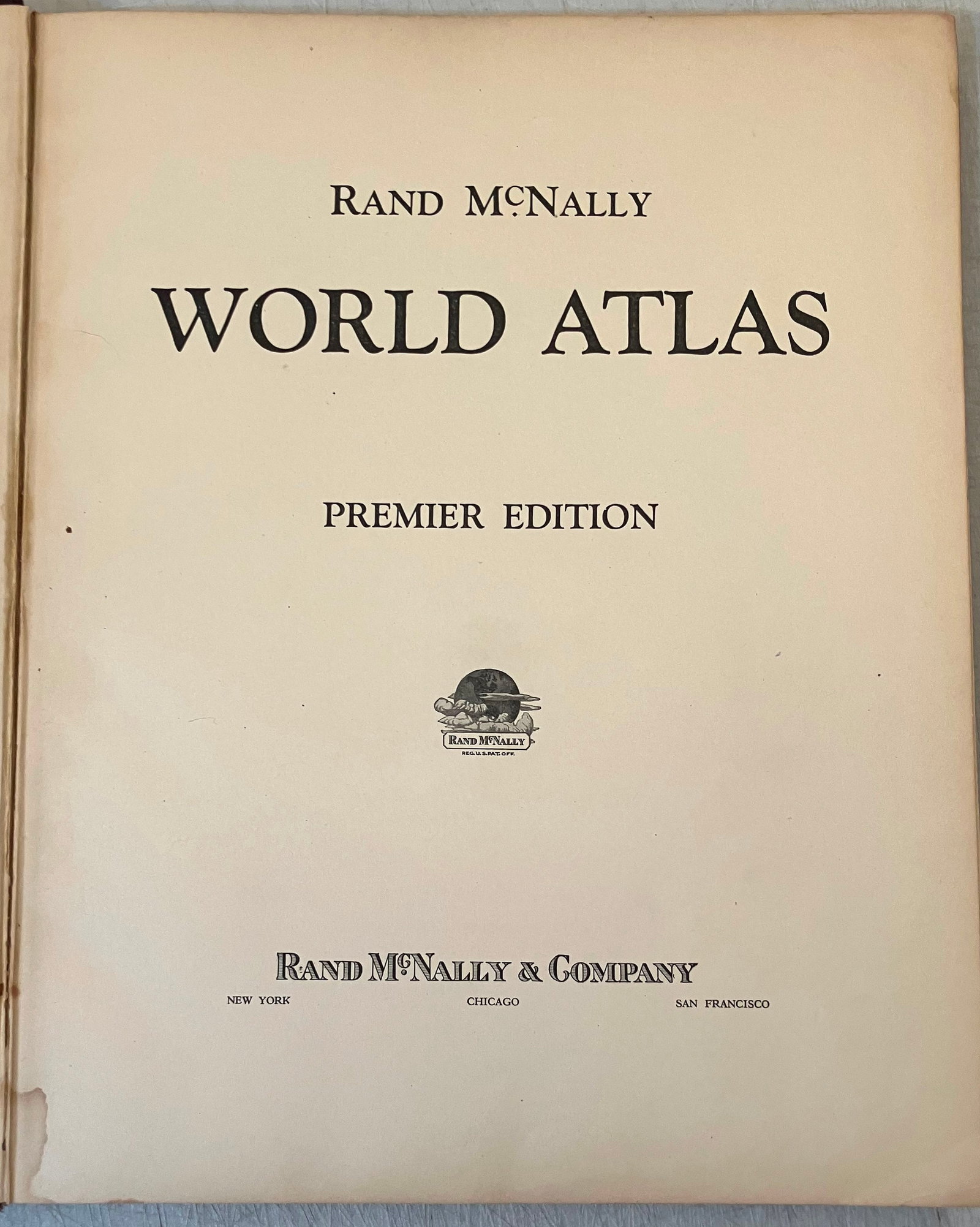 1927 Rand McNally World Atlas - Premier Edition - 3