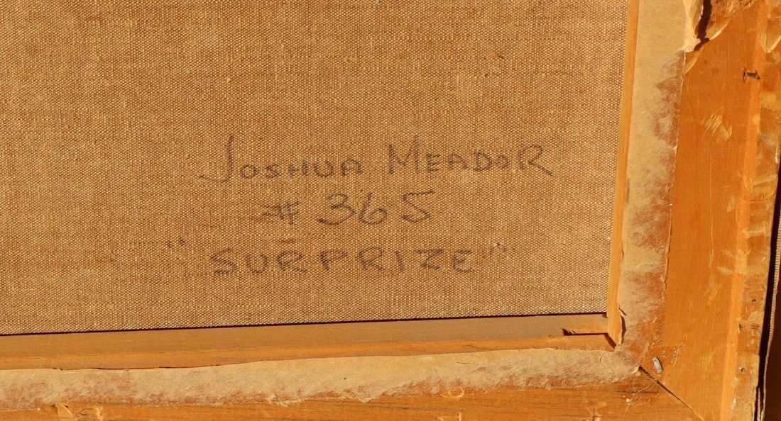 JOSHUA MEADOR Original oil painting Seascape with Gulls (Surprize #365) - 6