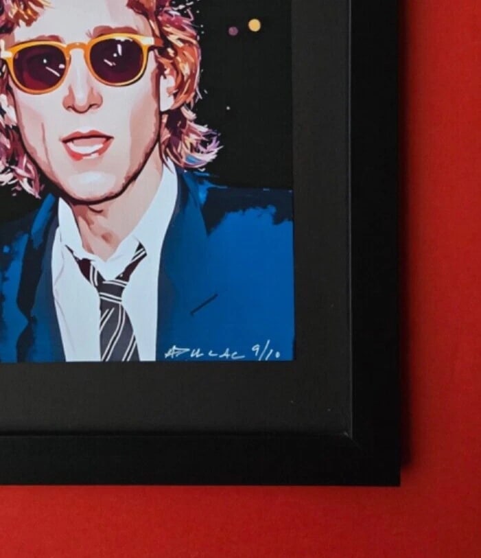 ALEXANDER DULAC | JOHN LENNON Hand Signed Authentic Print Edition of 10 COA+ - 3