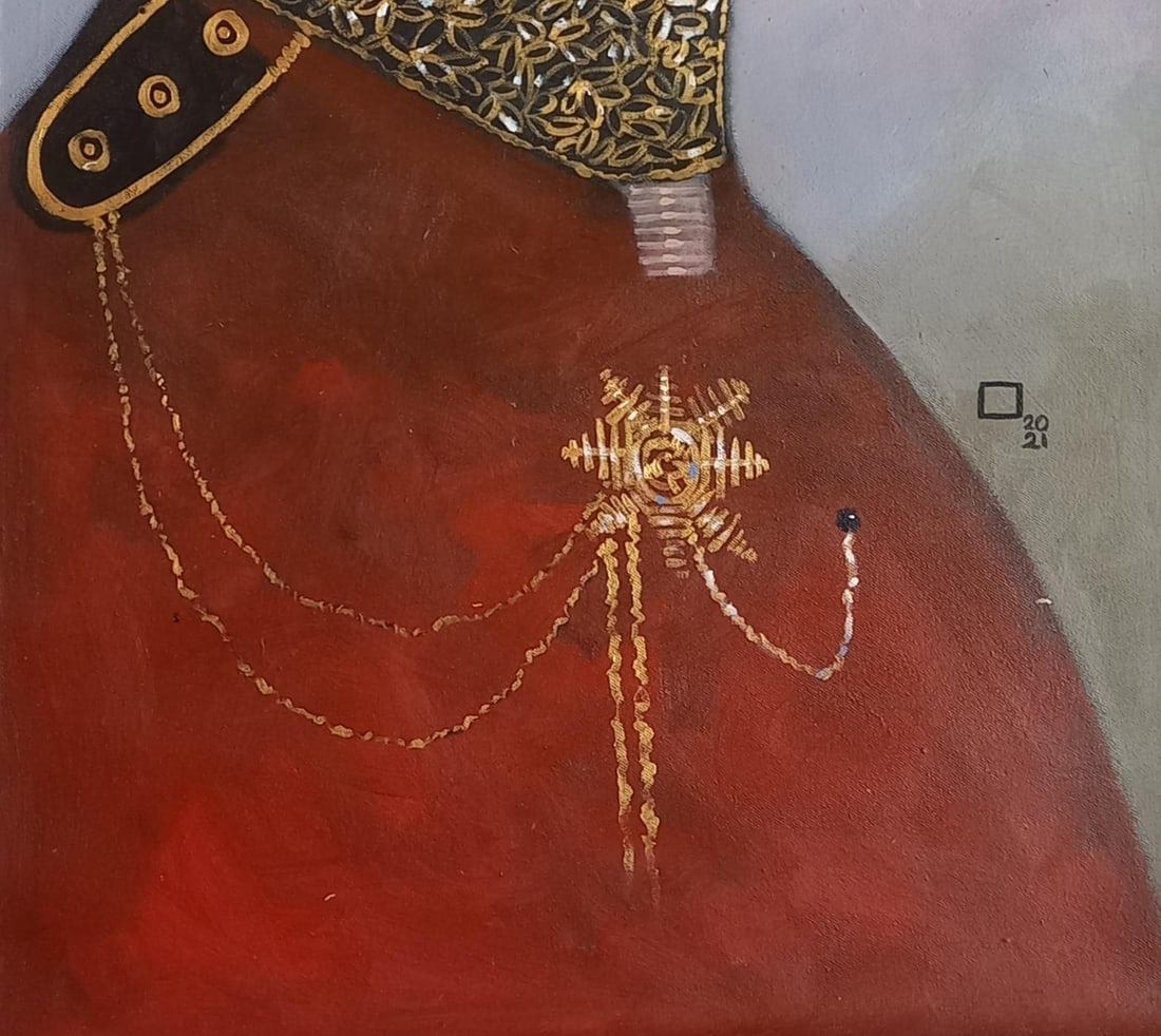 Prince Obasi, Untitled (Royal Officer 2), 2021 - 2