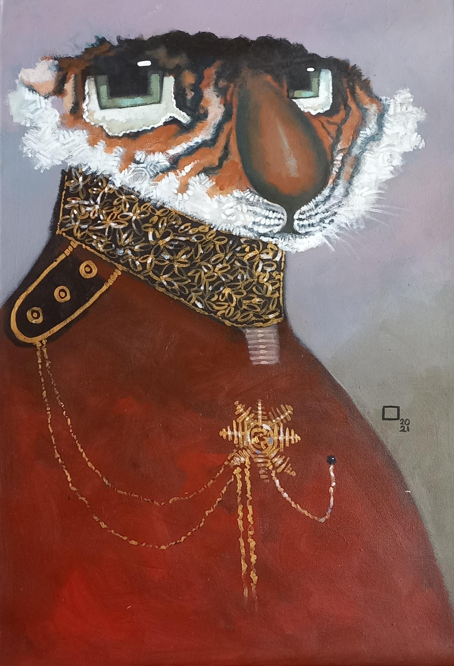 Prince Obasi, Untitled (Royal Officer 2), 2021 - 4