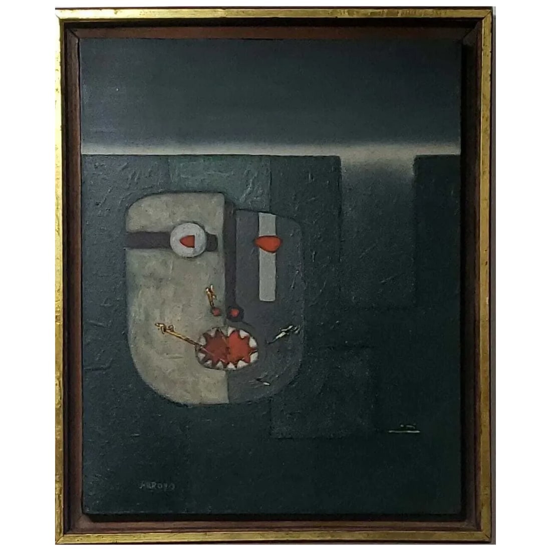Eduardo Arroyo (1937–2018) – Original Oil on Canvas / Spanish Master / Signed / Framed - 2